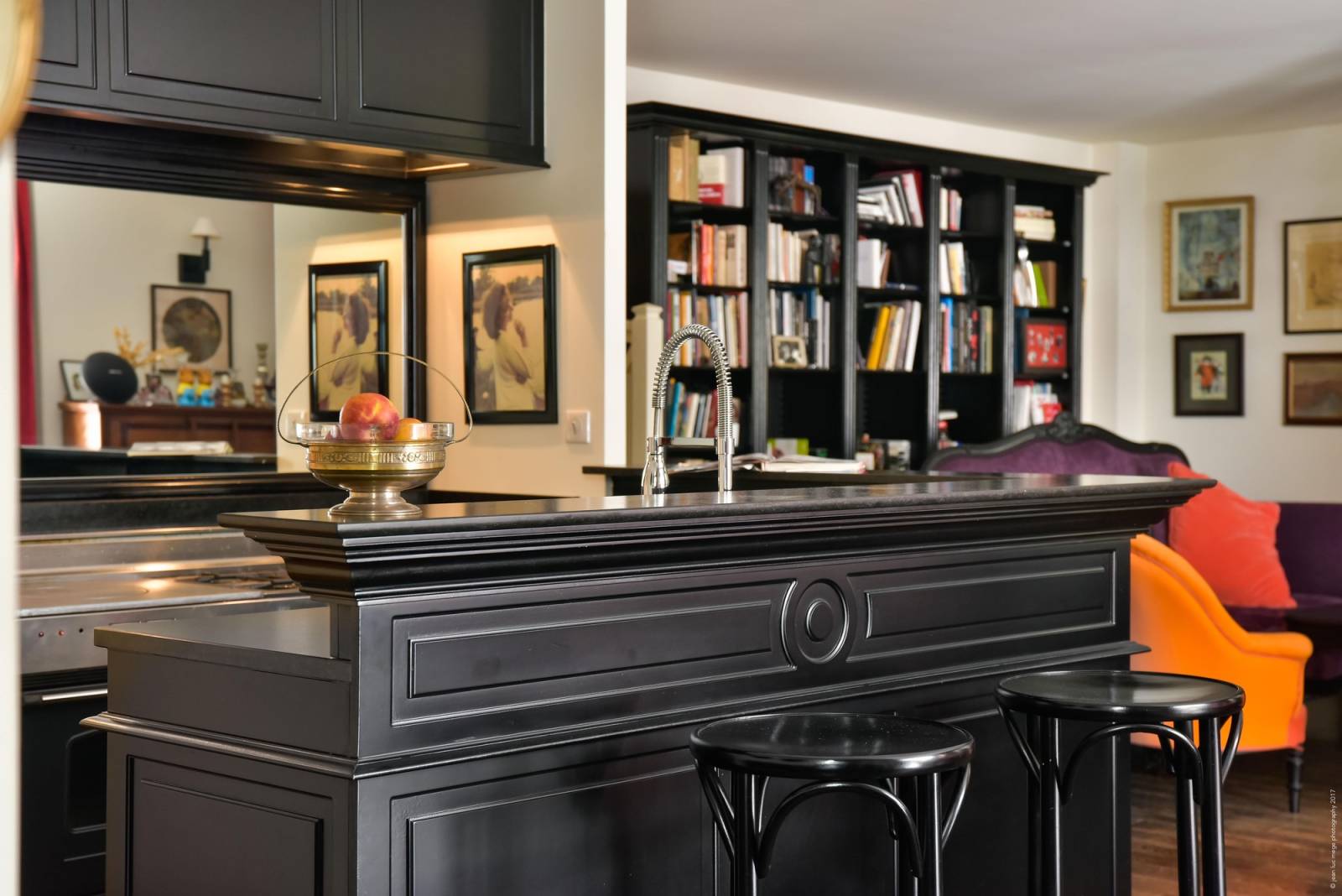 Cuisine d'architecte de style haussmannien à Lyon 69 Rhône